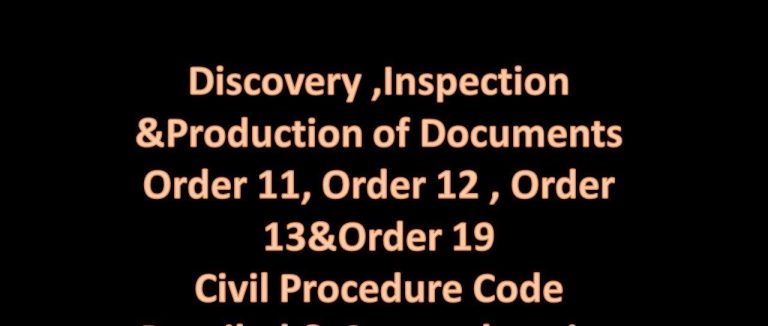 Civil Procedure Code