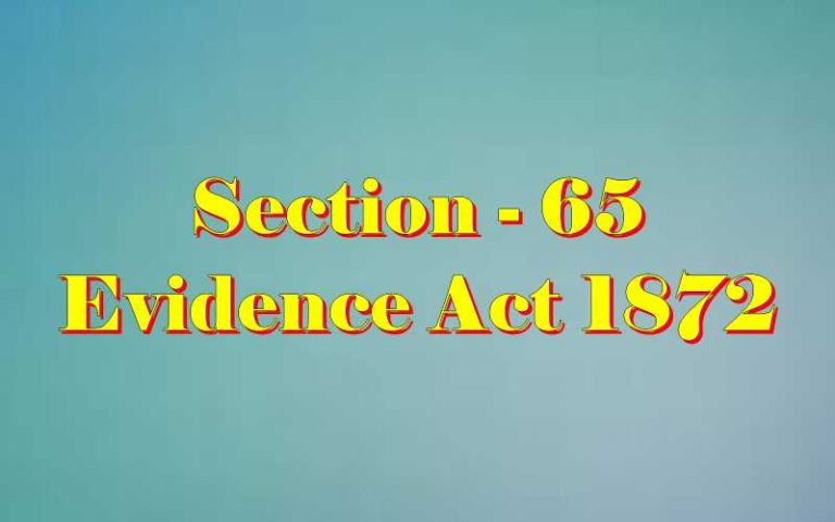 Indian Evidence Act