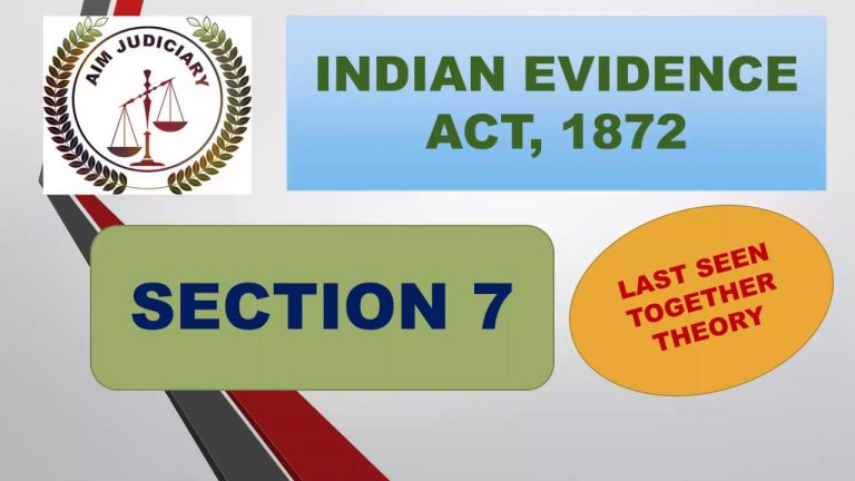 Indian Evidence Act