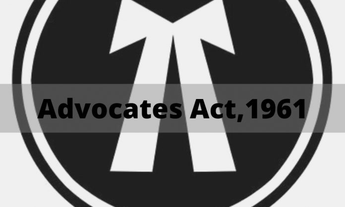 Advocates Act 1961