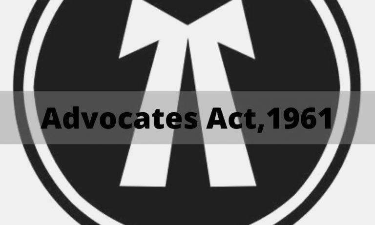 Advocates Act 1961