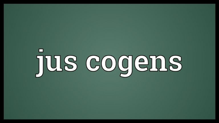 Jus Cogens