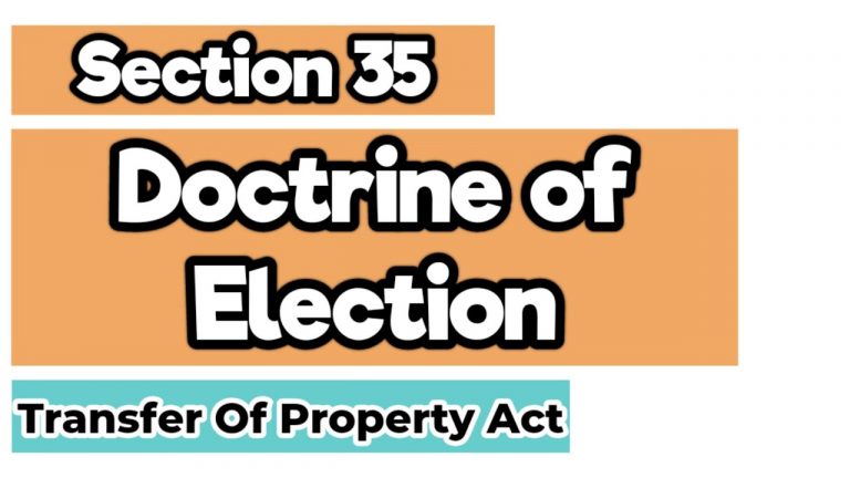 Transfer of Property Act