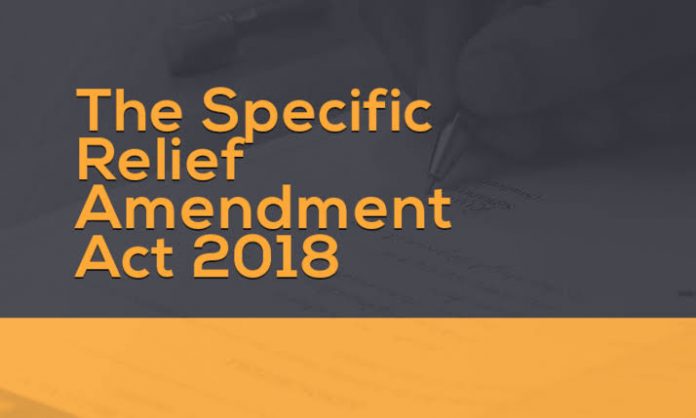 How Does 2018 Amendment To Specific Relief Act Impact Contract Enforcement