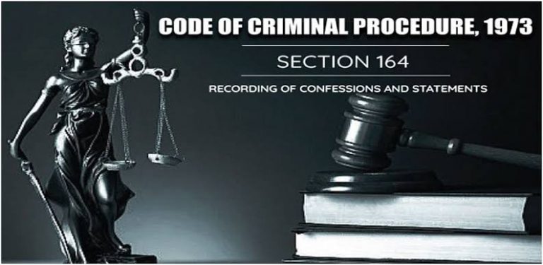 सीआरपीसी की धारा 164: एक गवाह का परीक्षण 