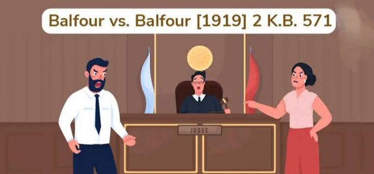 बाल्फोर बनाम बाल्फोर (1919) 
