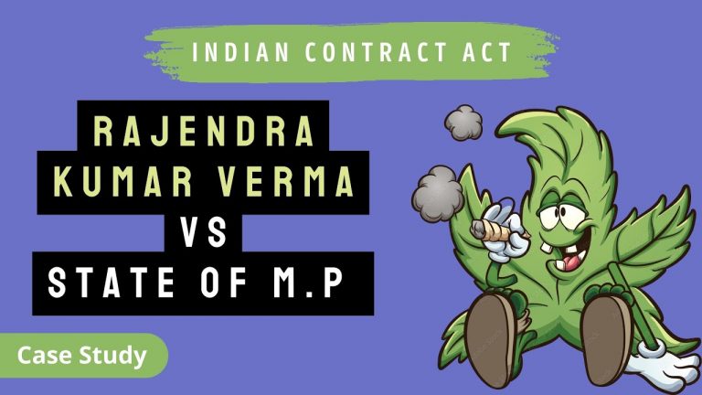 राजेंद्र कुमार वर्मा बनाम मध्य प्रदेश राज्य (1972)