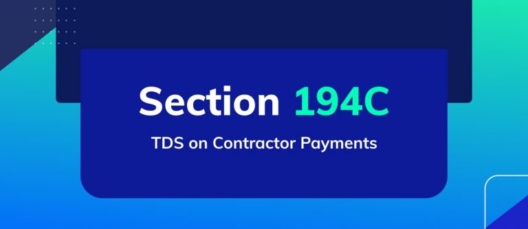 आयकर अधिनियम 1961 की धारा 194C