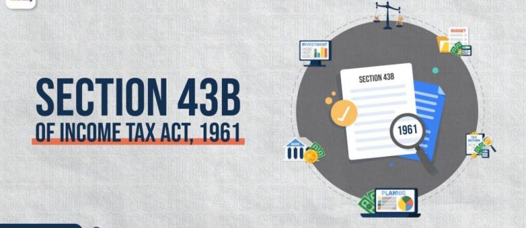 आयकर अधिनियम 1961 की धारा 43B